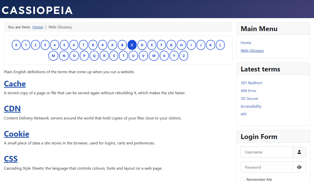 The menu restyled with white round buttons, blue text and borders, ten separate digit buttons and the C button active in solid blue